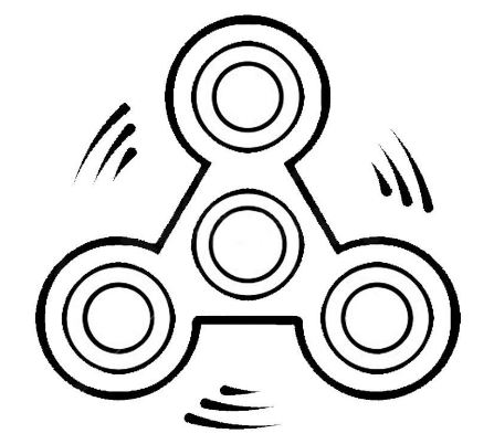 Fidget Spinner Coloring Page Drawing Board Weekly 447x402 Fidget Spinner Coloring Page Drawing Board Weekly