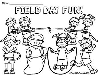 350x263 Field Day Fun Freebie Coloring And Writing Sheets End Of Year