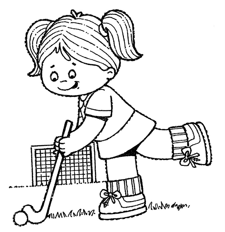 Field Hockey Coloring Page 777x800 Field Hockey Coloring Page