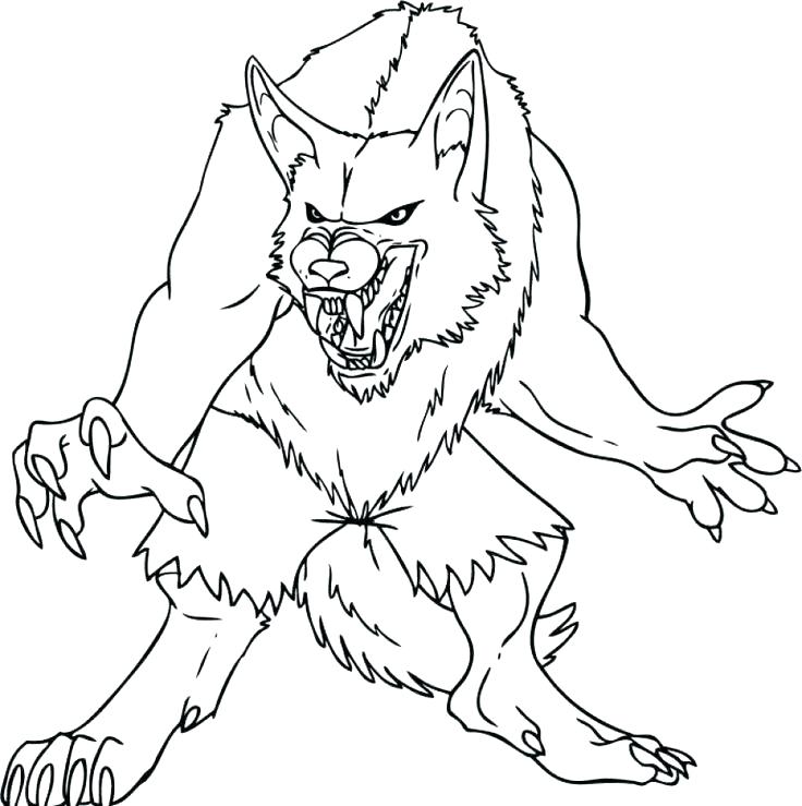How To Draw A Cartoon Werewolf Step 8 Best Fantasy Coloring Pages 736x739 How To Draw A Cartoon Werewolf Step 8 Best Fantasy Coloring Pages