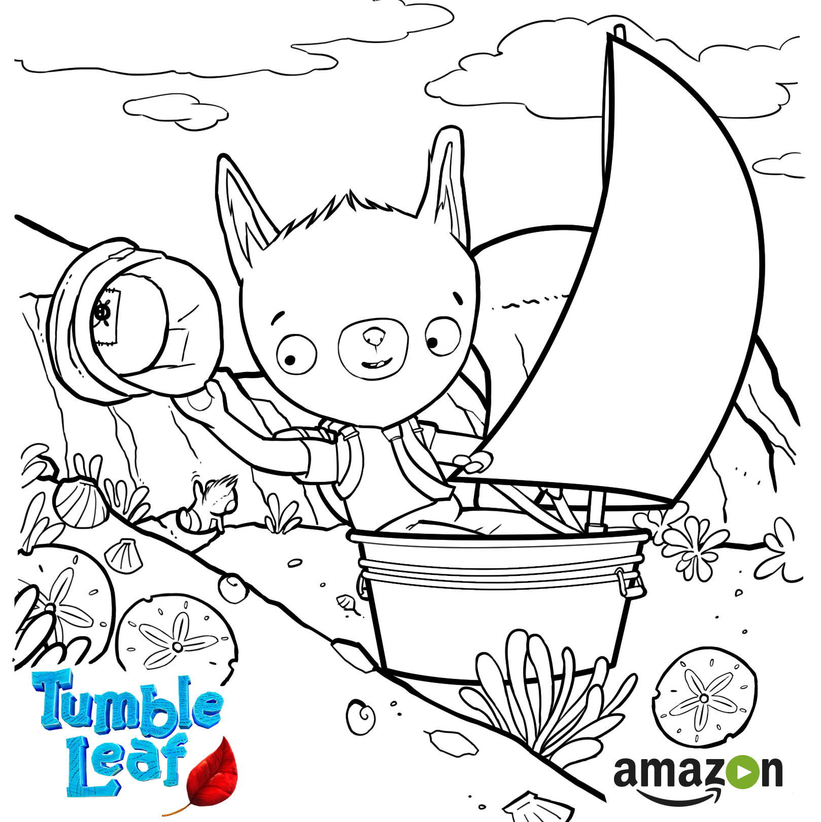 Tumble Leaf Coloring Page 1618x1620 Tumble Leaf Coloring Page