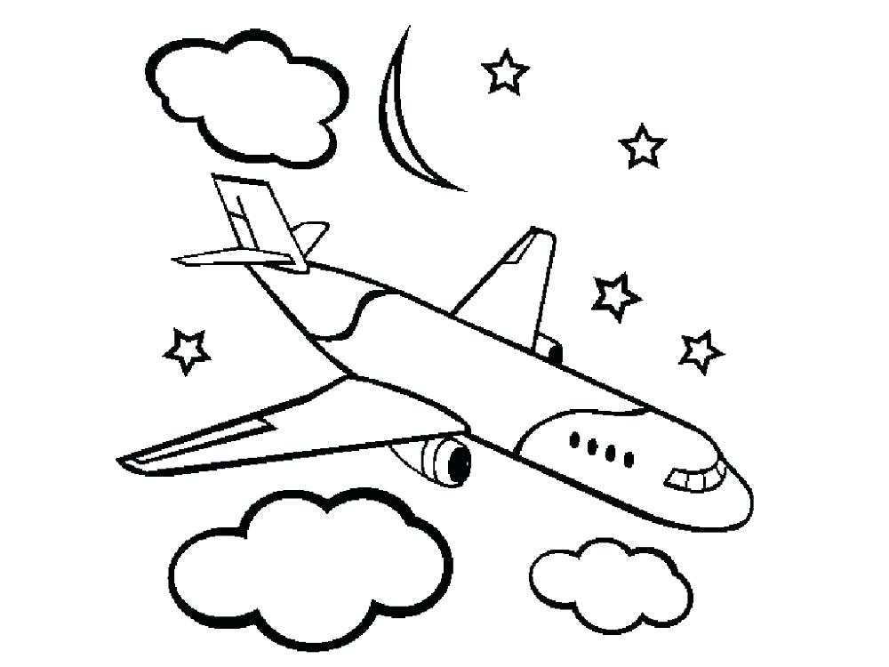 1000x750 Coloring Airplane Fighter Plane Coloring Sheets Kids Coloring
