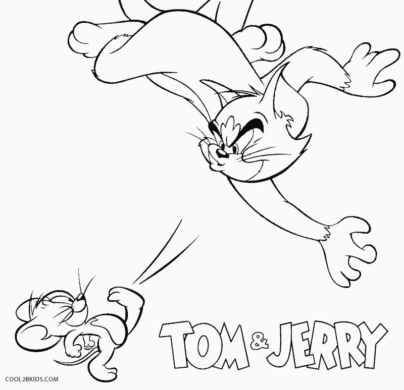 800x773 Free Printable Tom And Jerry Coloring Pages For Kids Cool2bkids