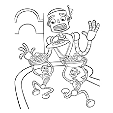 Fighting Robot Coloring Pages at GetColorings.com | Free printable ...