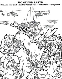 236x301 The Deadly Decepticons Must Be Stopped! Transformers Coloring Page