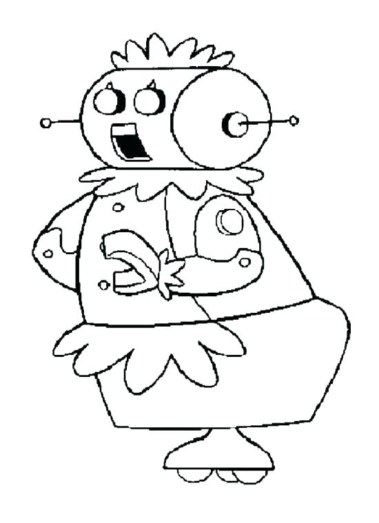 550x759 Cute Robot Coloring Pages To Print Printable Coloring Robot