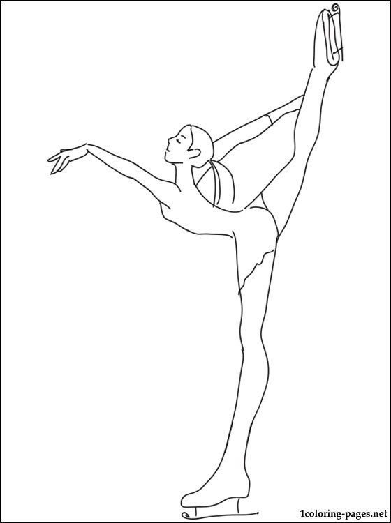 Figure Skating Coloring Page Coloring Pages 560x750 Figure Skating Coloring Page Coloring Pages