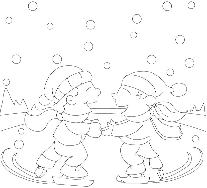 Ice Skating Coloring Pages Icontent 826x752 Ice Skating Coloring Pages Icontent