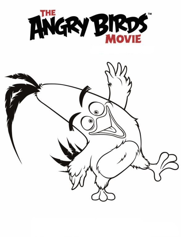 586x768 Kids N 6 Coloring Pages Of Angry Birds Movie