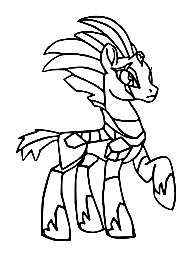 768x1024 My Little Pony Movie Coloring Page Tempest Shadow