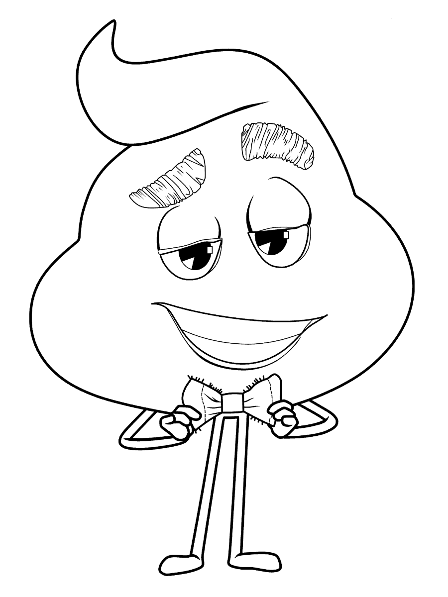 900x1200 The Emoji Movie Coloring Pages