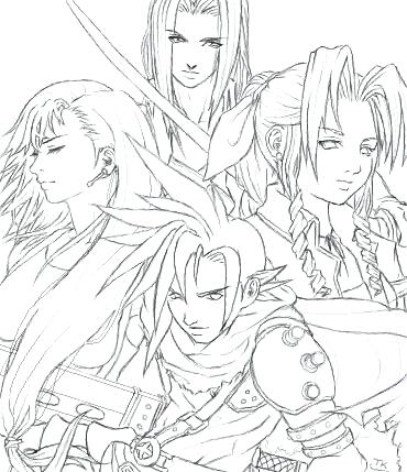 370x429 Final Fantasy 7 Coloring Pages Fly Guy Coloring Pages Hi Fly Guy