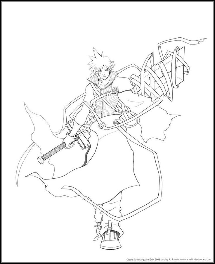 Final Fantasy Coloring Pages