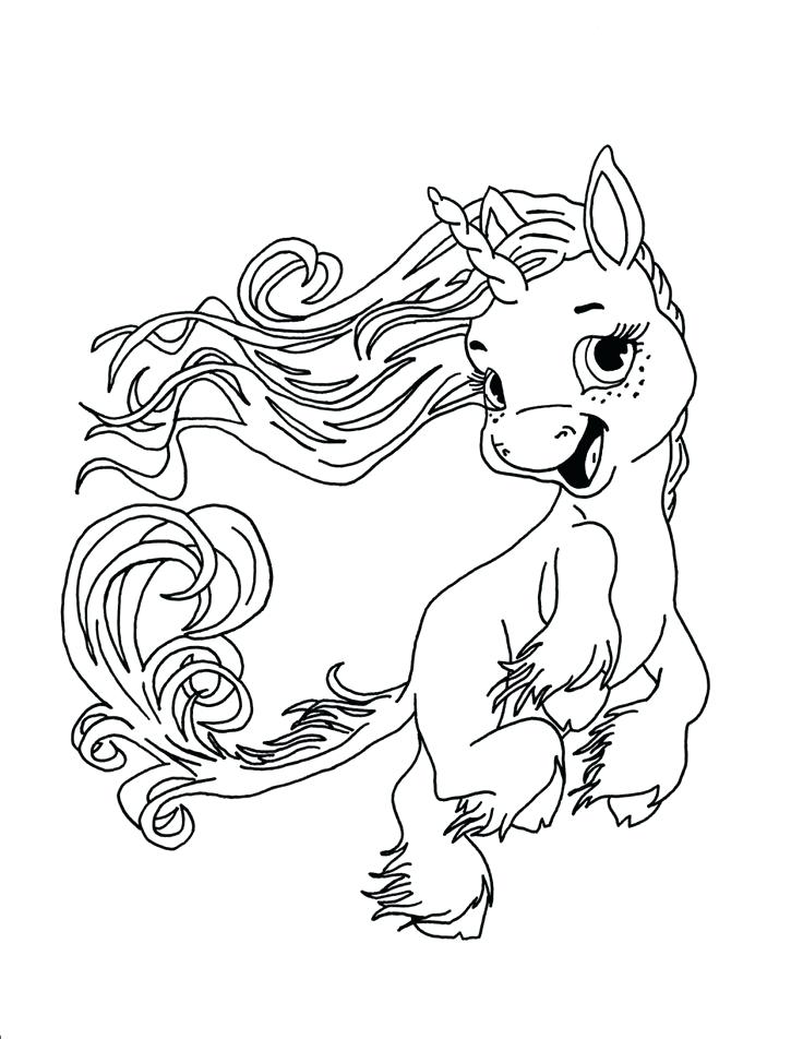 736x952 Fantasy Coloring Pages Cute Baby Unicorn Coloring Page Final