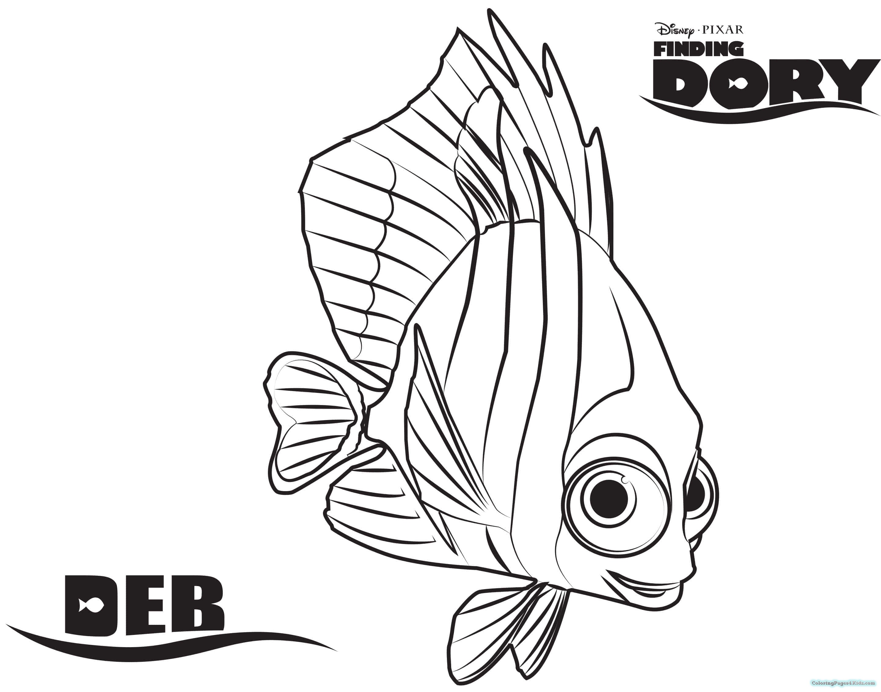 Finding Dory Coloring Pages Purple Shells Coloring Pages For Kids 2884x2267 Finding Dory Coloring Pages Purple Shells Coloring Pages For Kids