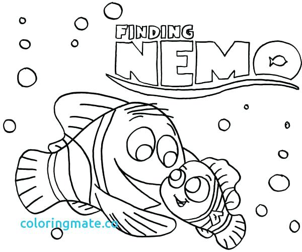 600x500 Finding Nemo Coloring Page Coloring Page Finding Coloring Page