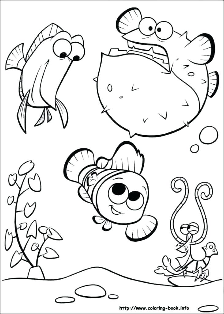 Finding Nemo Color Pages Coloring Pages Printable Finding Nemo 731x1024 Finding Nemo Color Pages Coloring Pages Printable Finding Nemo