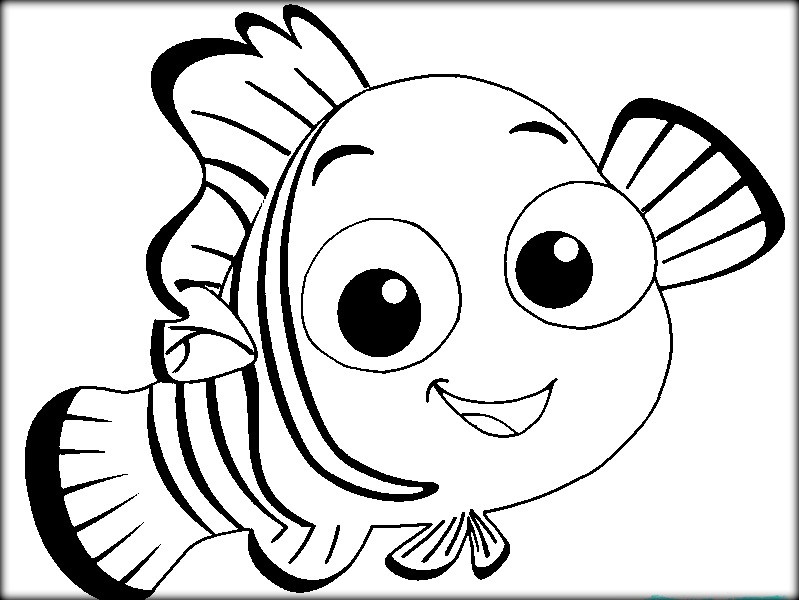 Nemo Printable Colouring Pages 799x600 Nemo Printable Colouring Pages