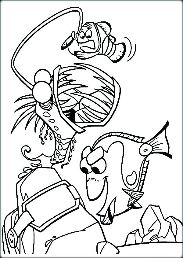 Finding Nemo Coloring Pages Together With Free Finding Dory 600x844 Finding Nemo Coloring Pages Together With Free Finding Dory
