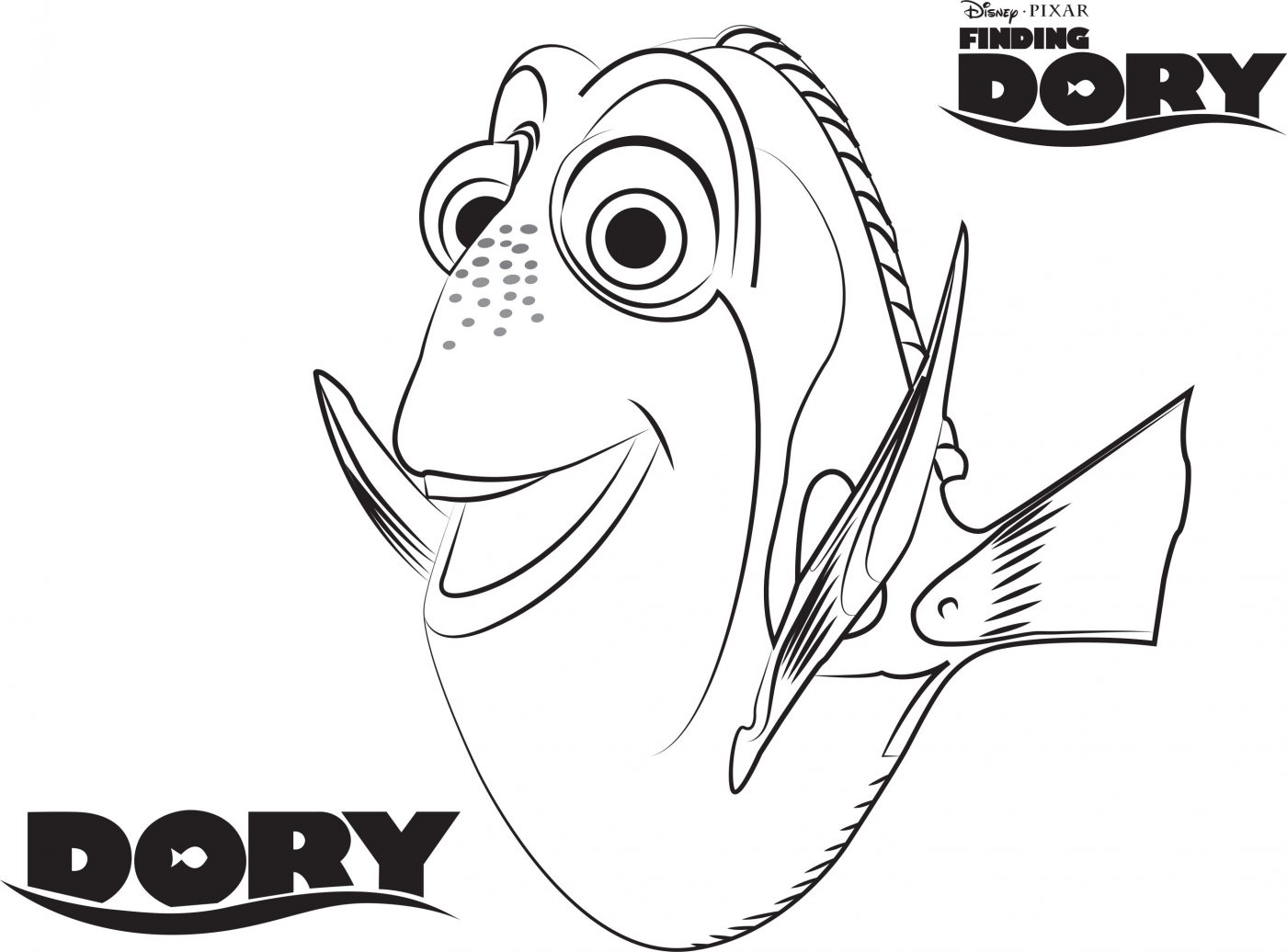 In Tank Coloring Page Pages Findingmo Bruce To Print Characters 1400x1036 In Tank Coloring Page Pages Findingmo Bruce To Print Characters