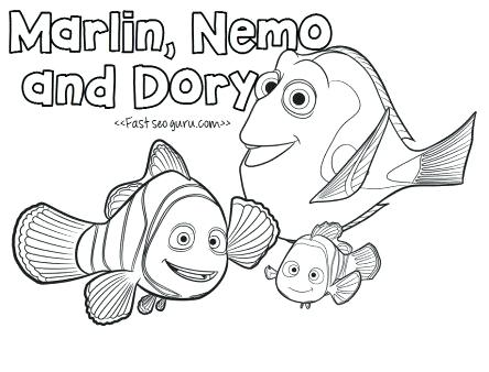 Finding Nemo Printables 444x338 Finding Nemo Printables