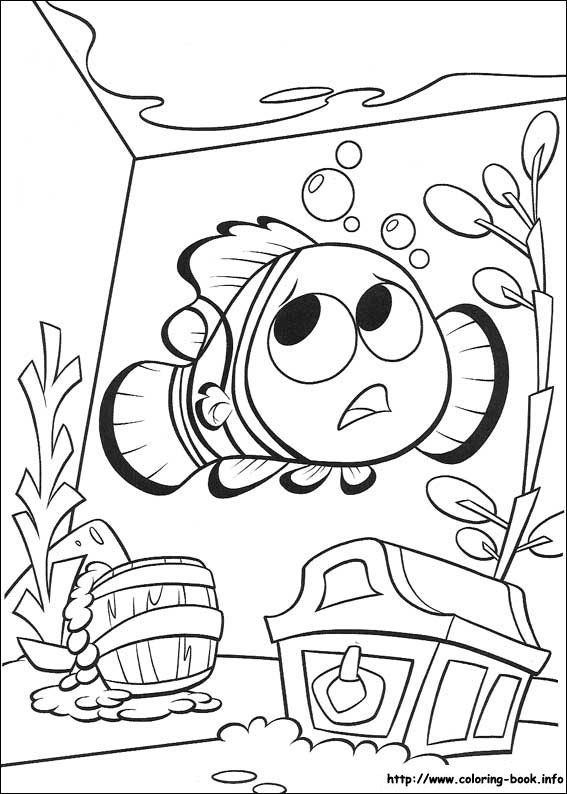 Finding Nemo Drawing Pages 567x794 Finding Nemo Drawing Pages
