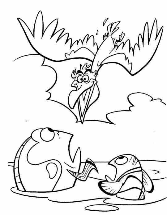 Finding Nemo Coloring Pages 540x692 Finding Nemo Coloring Pages