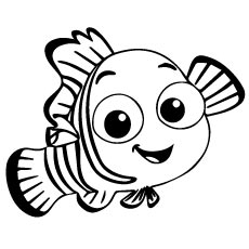 230x230 Nemo Coloring Page 40 Finding Nemo Coloring Pages Free Printables