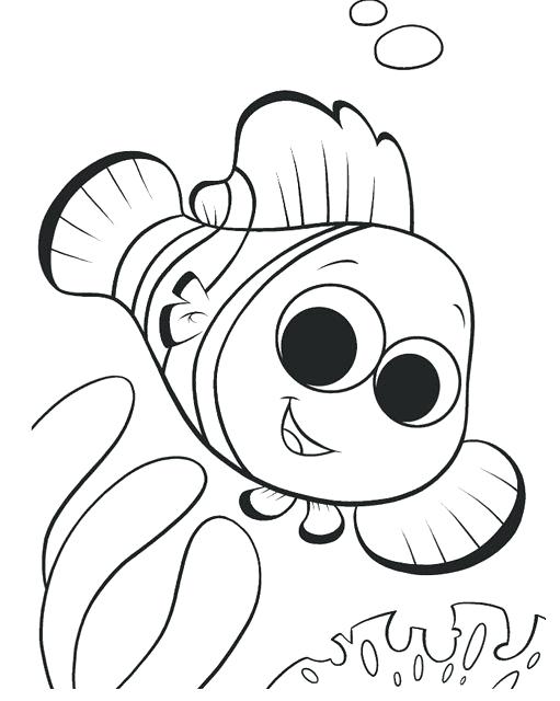 511x640 Nemo Coloring Page Finding Coloring Pages Free Online Finding Nemo