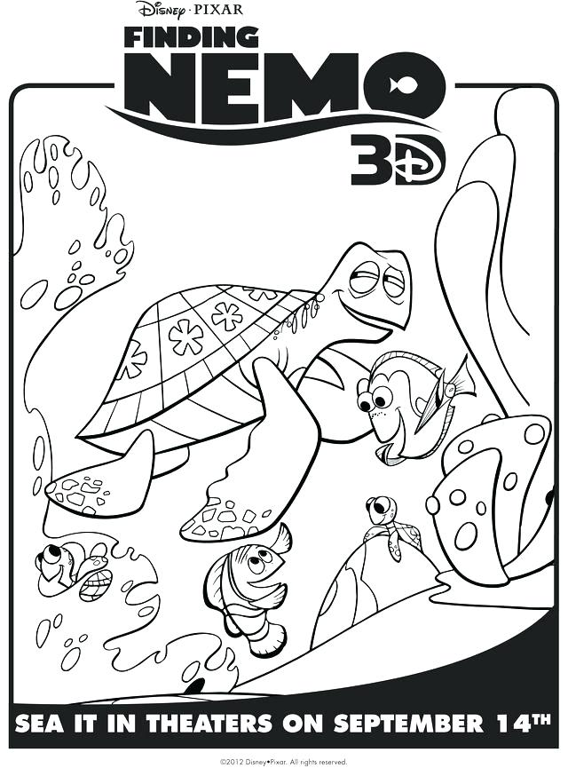 640x865 Nemo Coloring Pages Finding Coloring Pages Finding Marlin Dory