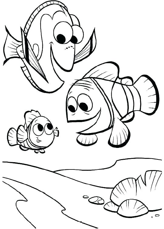 541x754 Finding Nemo Coloring