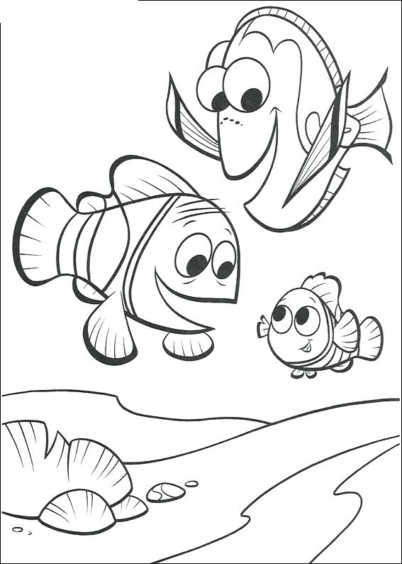 567x794 Finding Nemo Coloring Pages Also Finding Coloring Pages Beautiful