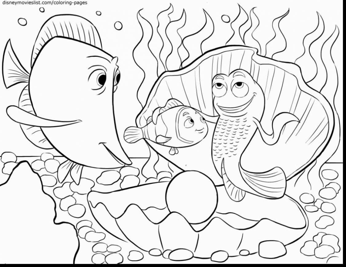 1126x870 Helpful Finding Nemo Coloring Pages Pdf Awesome Disney Printables