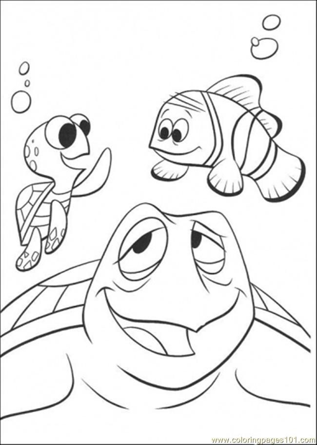 Finding Nemo Printable Coloring Pages 650x912 Finding Nemo Printable Coloring Pages