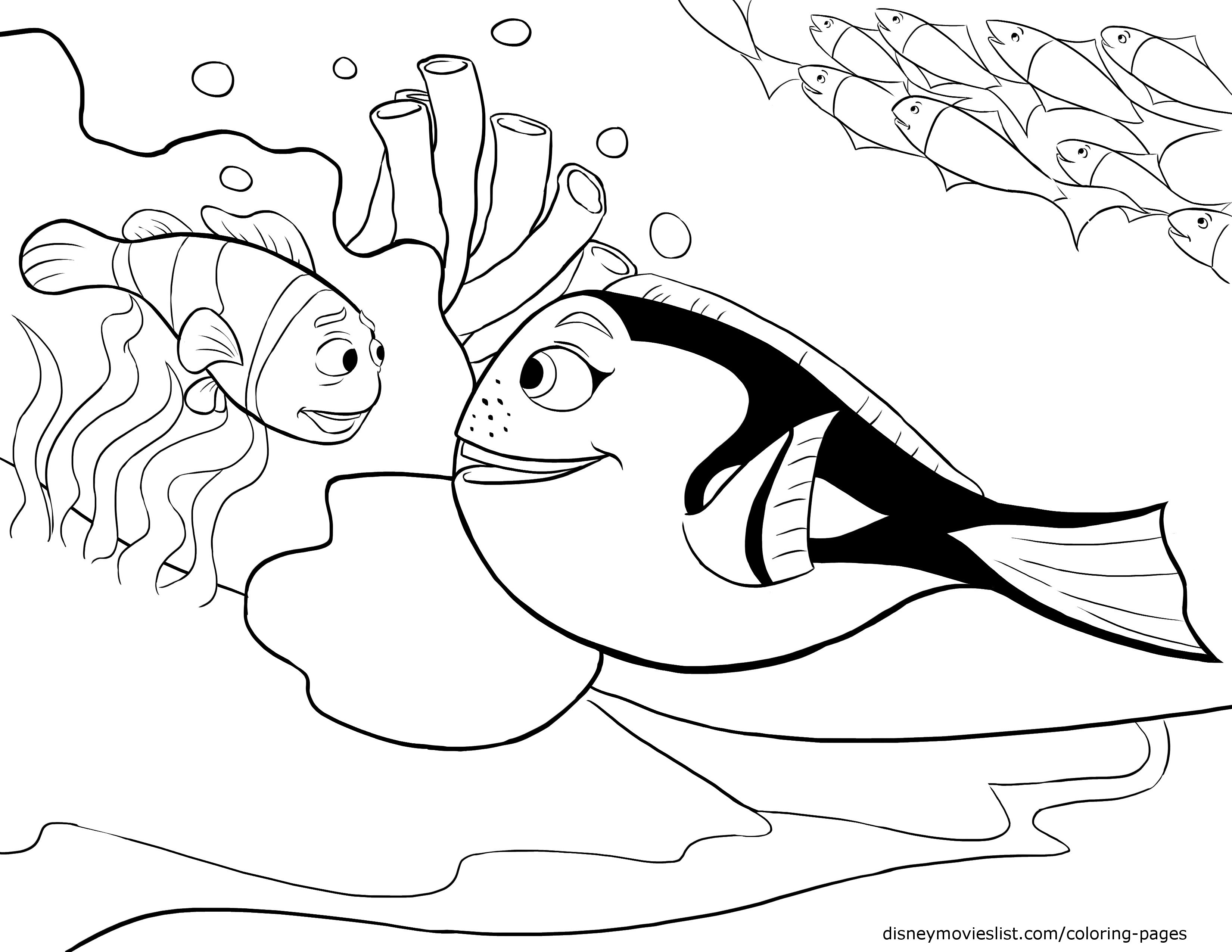 3300x2550 Finding Dory Coloring Pages Download Free Coloring Pages Download