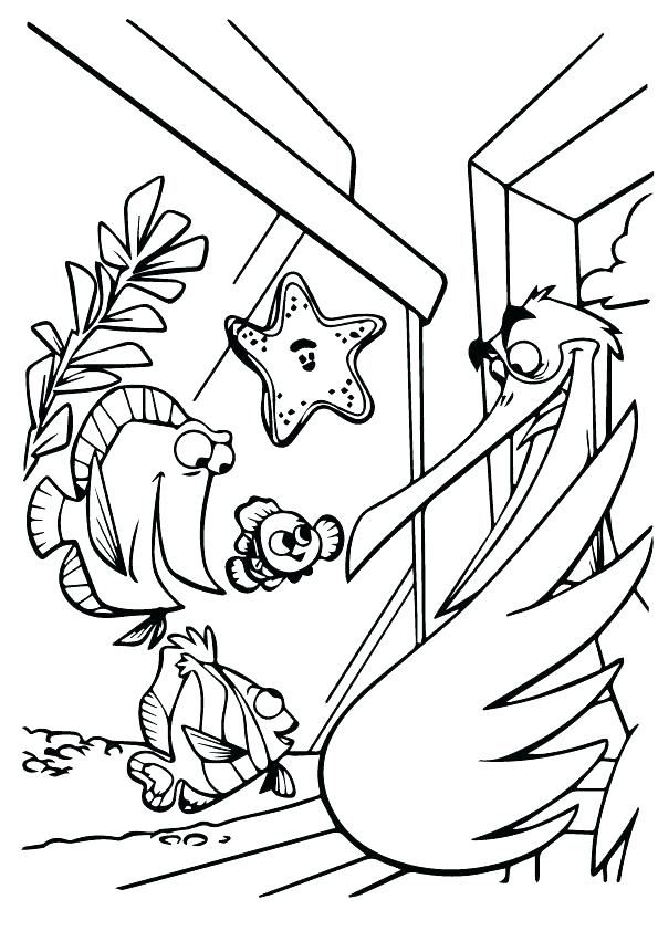 595x842 Finding Nemo Coloring Pages Free Finding Dory Coloring Sheets