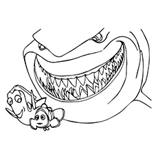 230x230 40 Finding Nemo Coloring Pages