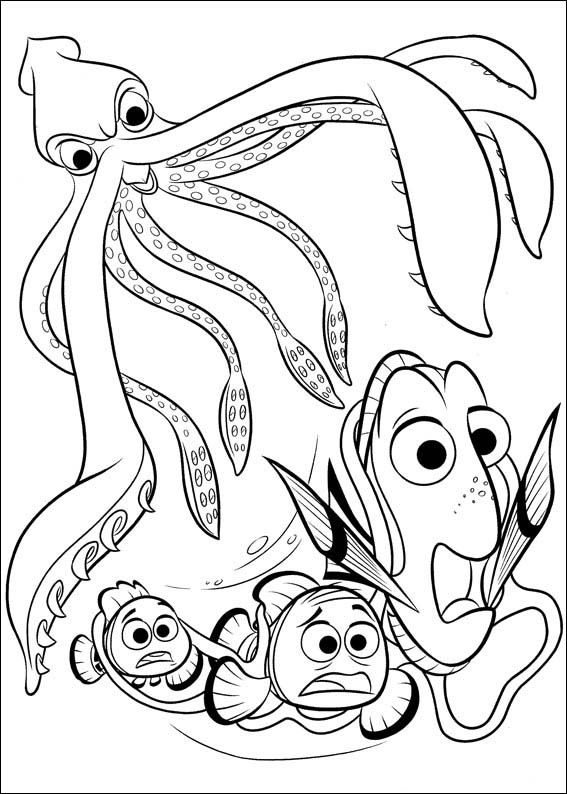 Finding Nemo Printable Coloring Pages