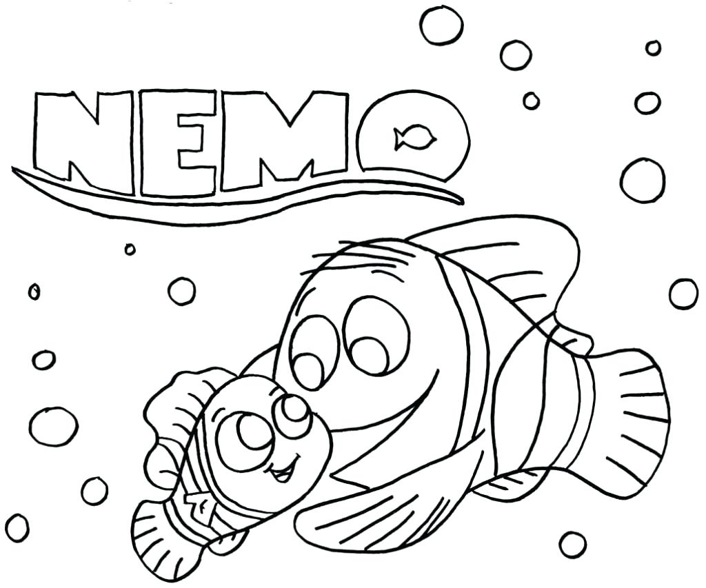 1024x853 Printable Coloring Nemo Coloring Page Free Coloring Pages Download