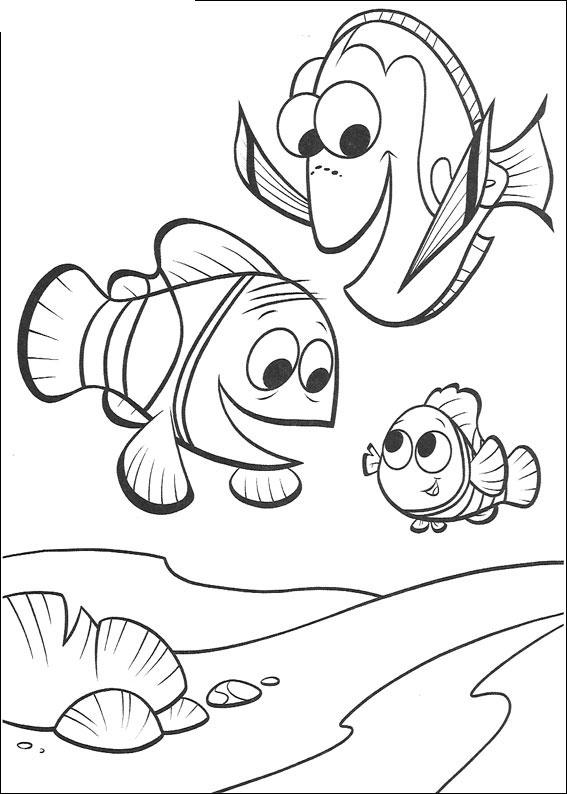567x794 Finding Nemo Coloring Pages 01 Airport Finding