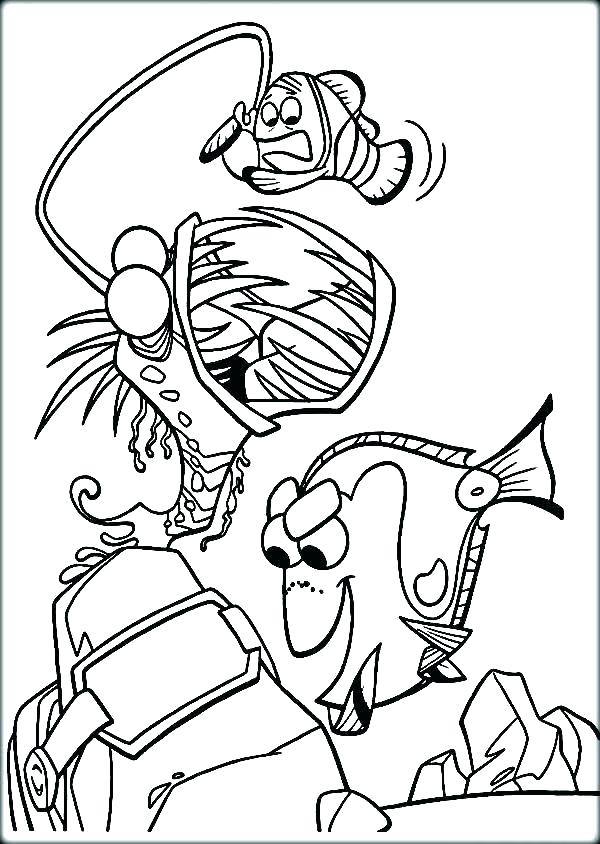 600x844 Finding Nemo Coloring Pages Finding Coloring Page Coloring Page