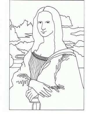 300x391 34 Best Masterpiece Coloring Pages Images On Art