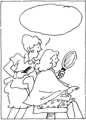 344x480 Beauty Salon Coloring Pages