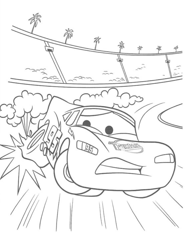 Free Printable Lightning Mcqueen Coloring Pages For Kids 736x944 Free Printable Lightning Mcqueen Coloring Pages For Kids