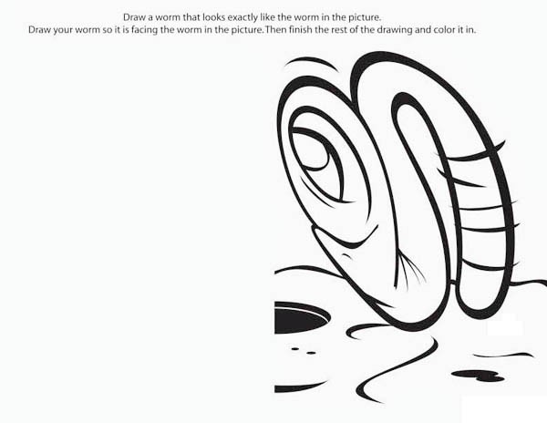 Kids Drawing Earthworm Coloring Pages Batch Coloring 600x464 Kids Drawing Earthworm Coloring Pages Batch Coloring