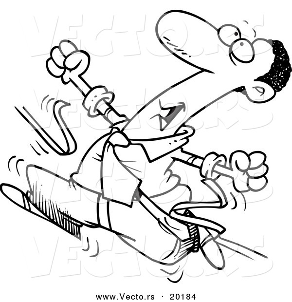 Vector Of A Cartoon Black Businessman Breaking Through The Finish 600x620 Vector Of A Cartoon Black Businessman Breaking Through The Finish