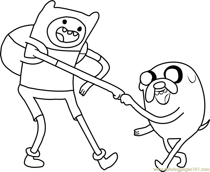 Finn And Jake Coloring Page 800x656 Finn And Jake Coloring Page