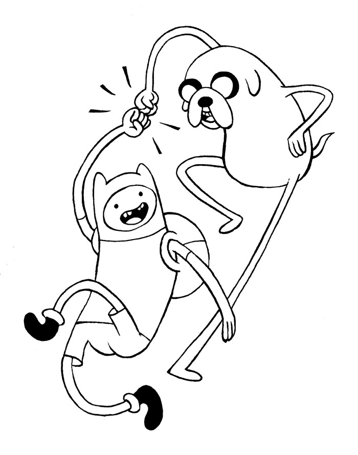 Finn And Jake Coloring Pages 700x889 Finn And Jake Coloring Pages