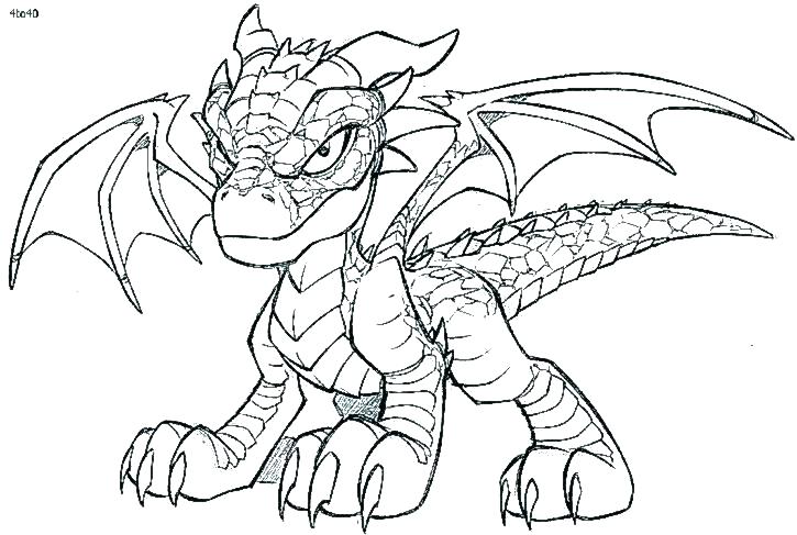 725x487 Baby Dragon Coloring Pages