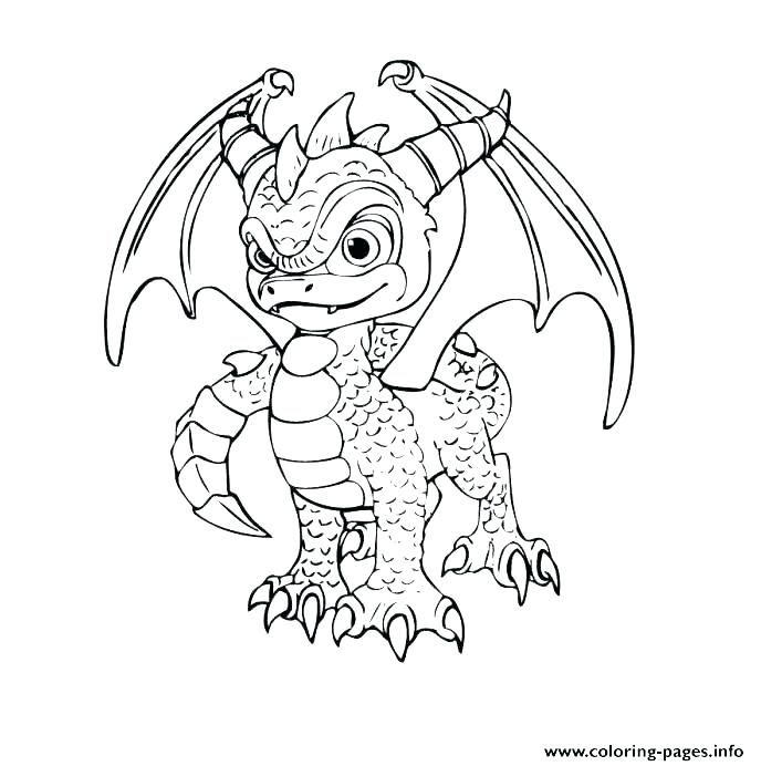 688x692 Dragon Coloring Pages For Adults